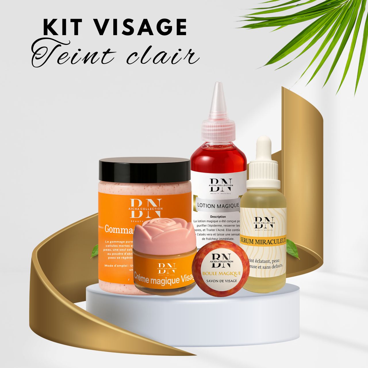 Kit visage pour les personnes de teint clair