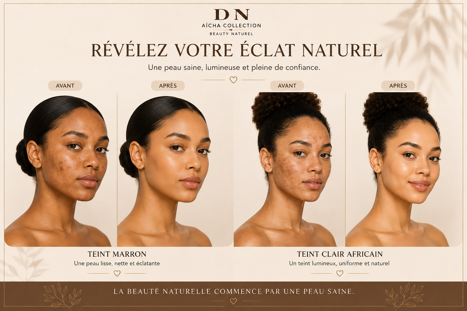 Vos produits de visage