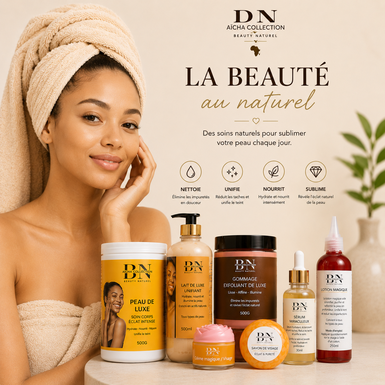 Gamme Peau de Luxe (teint clair)