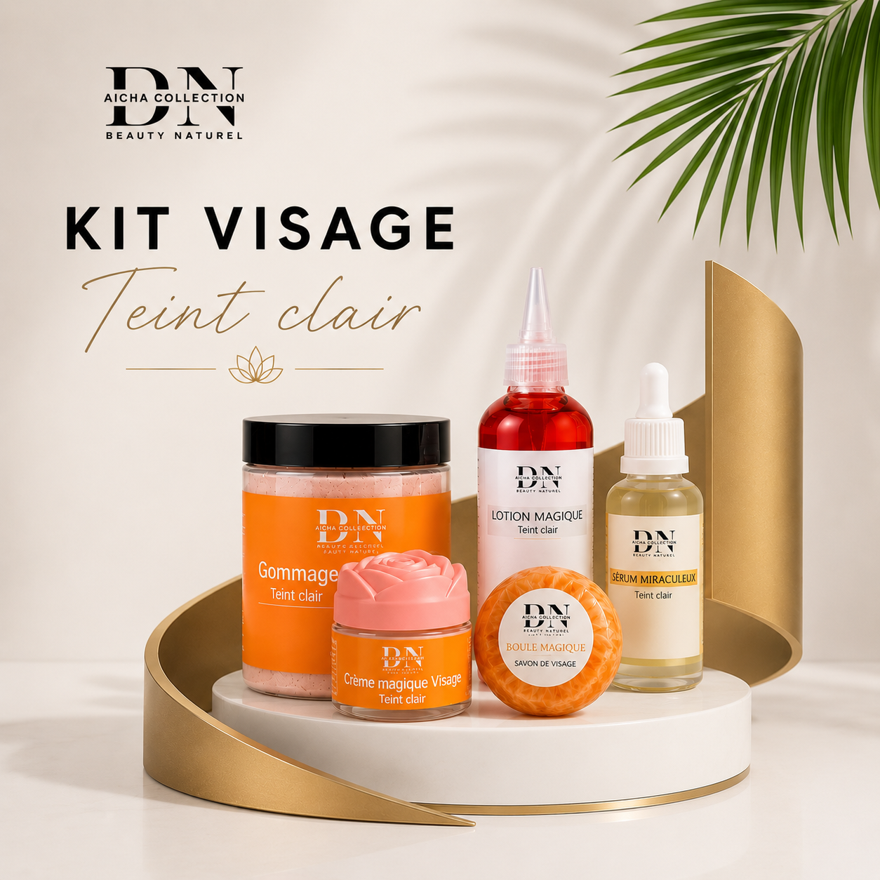 Kit visage pour les personnes de teint clair