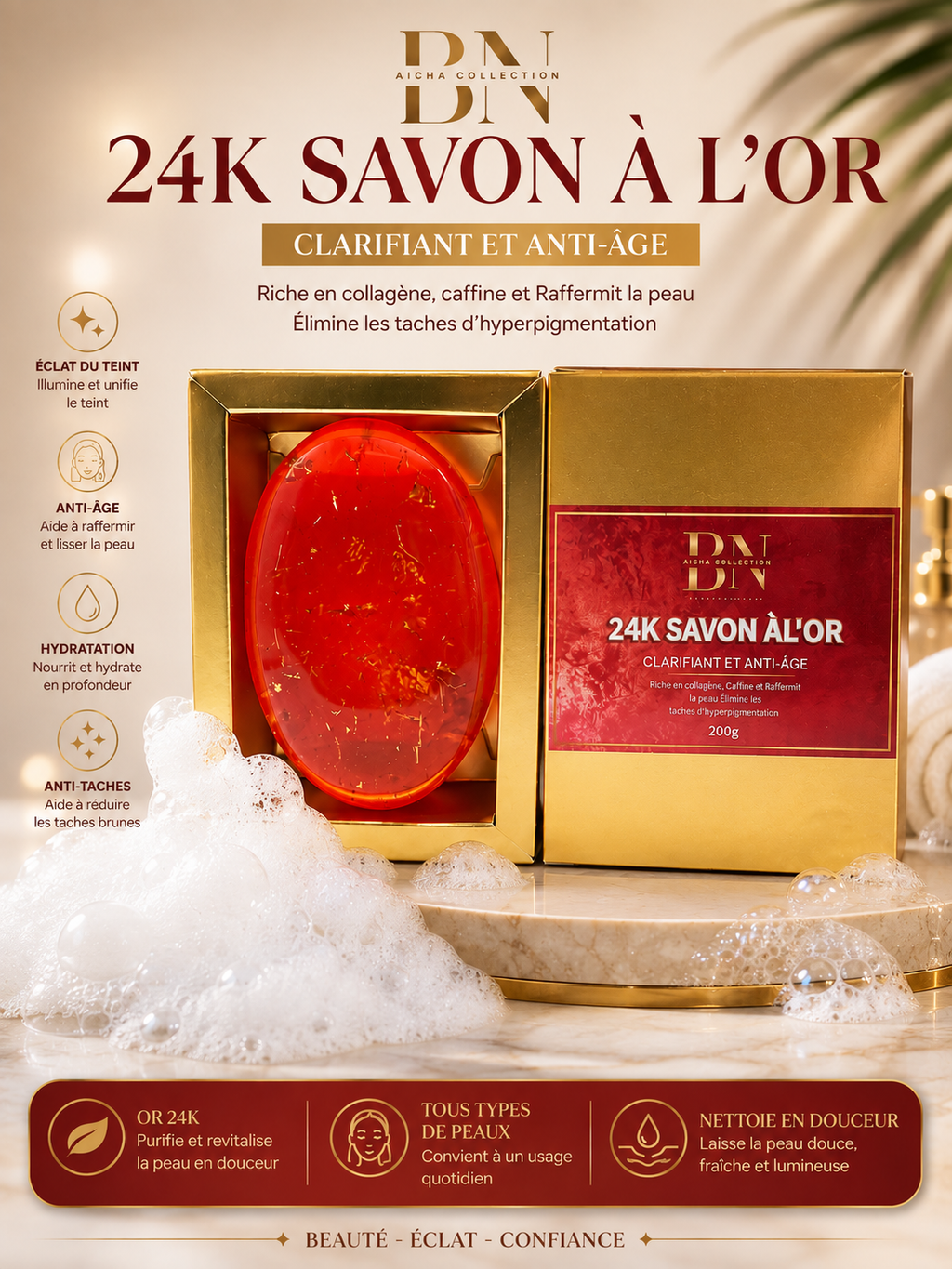 Savon 24k