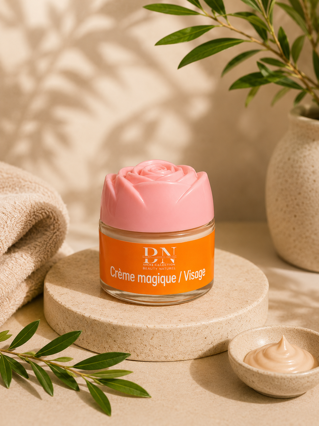 Crème de visage teint clair