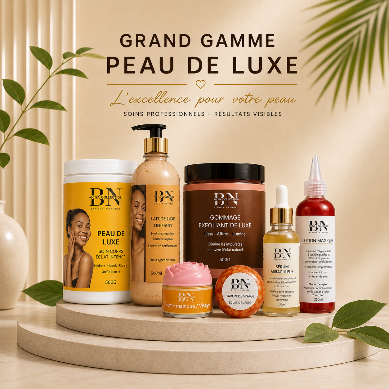 Gamme peaux de luxe