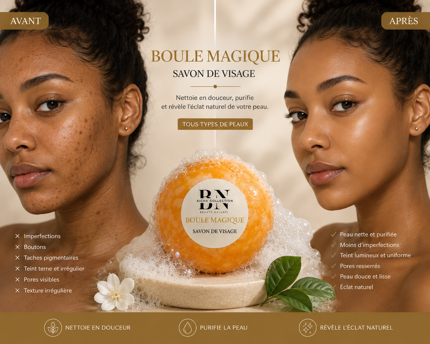Savon de visage