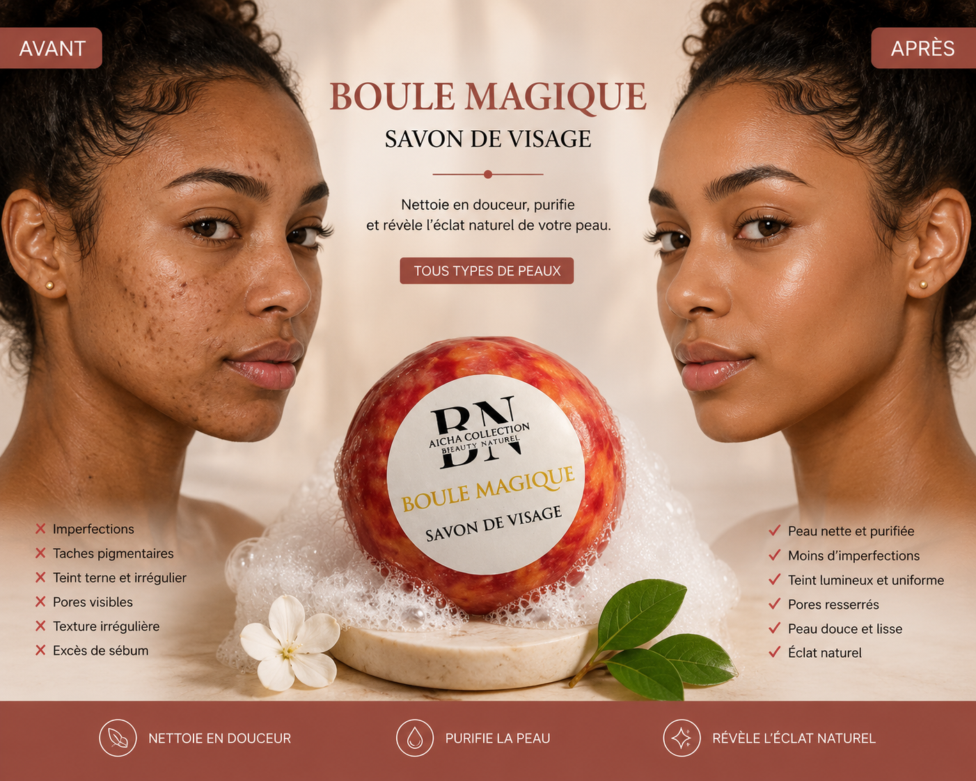 Savon de visage