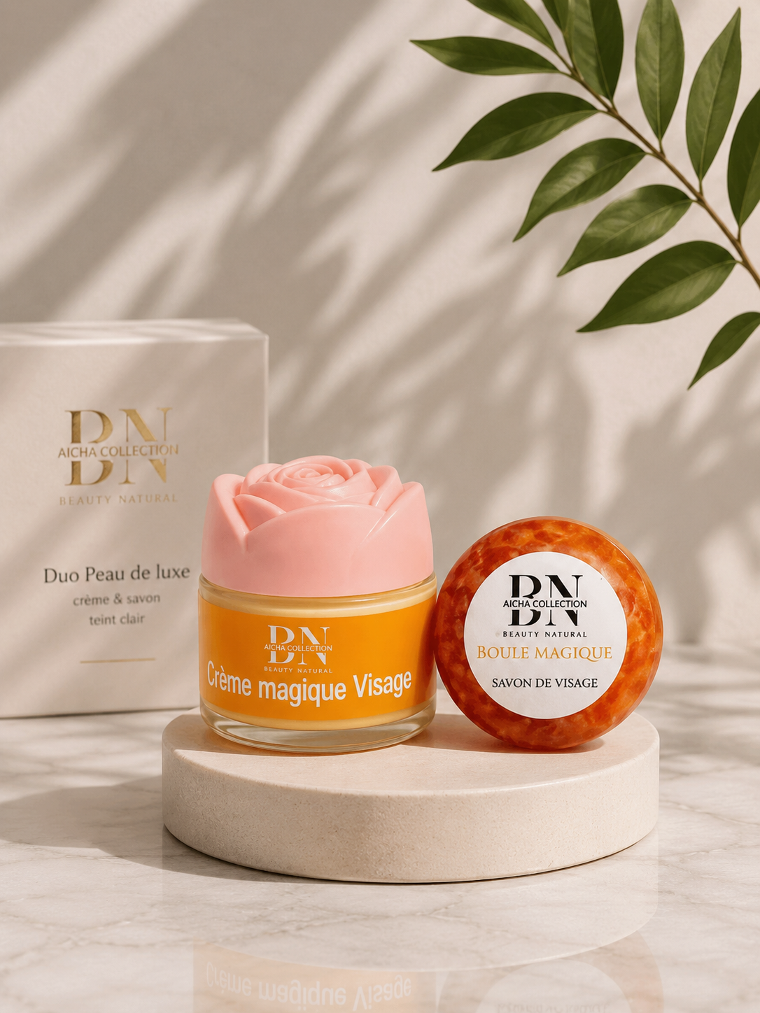Duo peau de luxe crème et savon visage