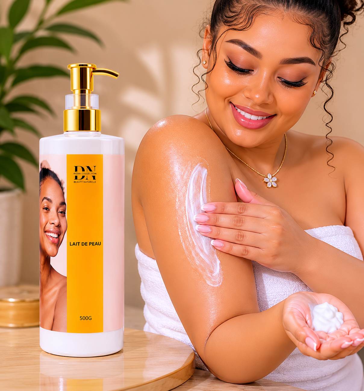 Lait peau de luxe teint clair 500gm