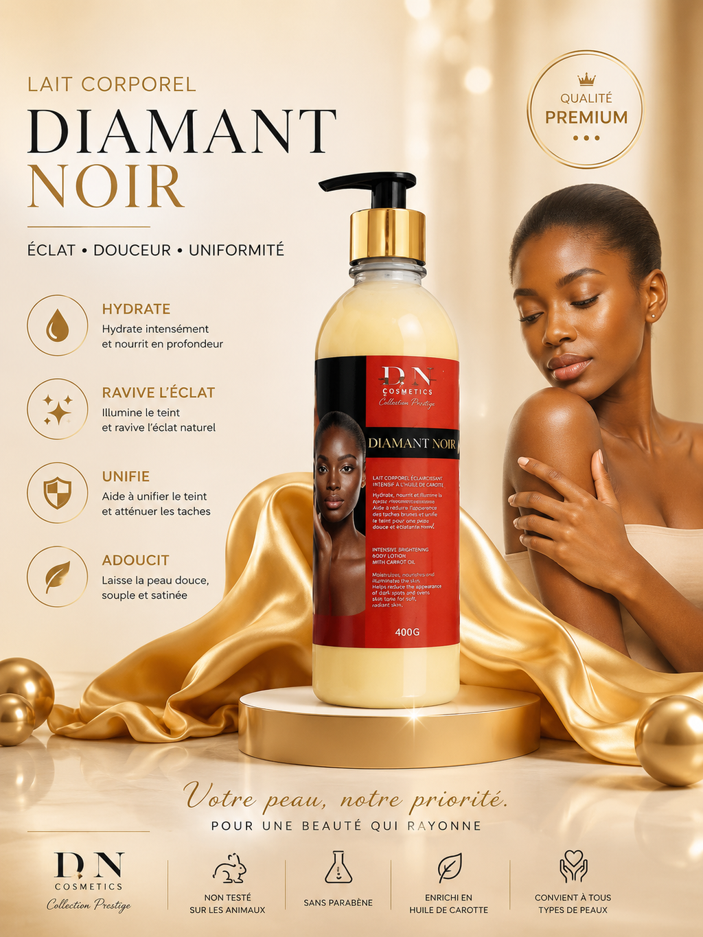 Lait diamant noir