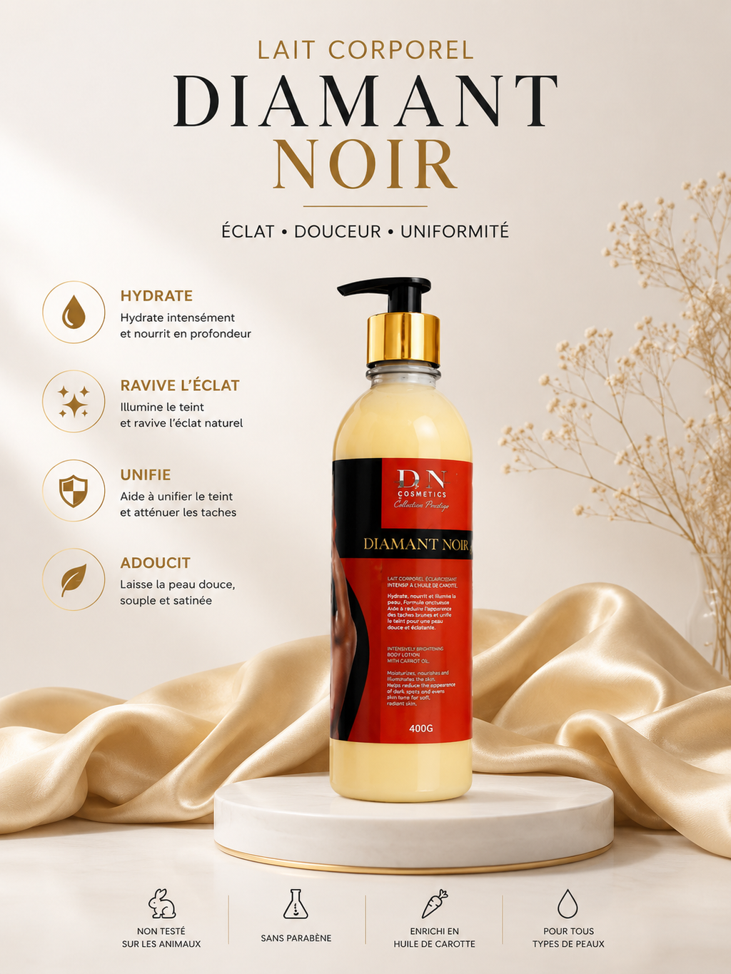 Lait diamant noir