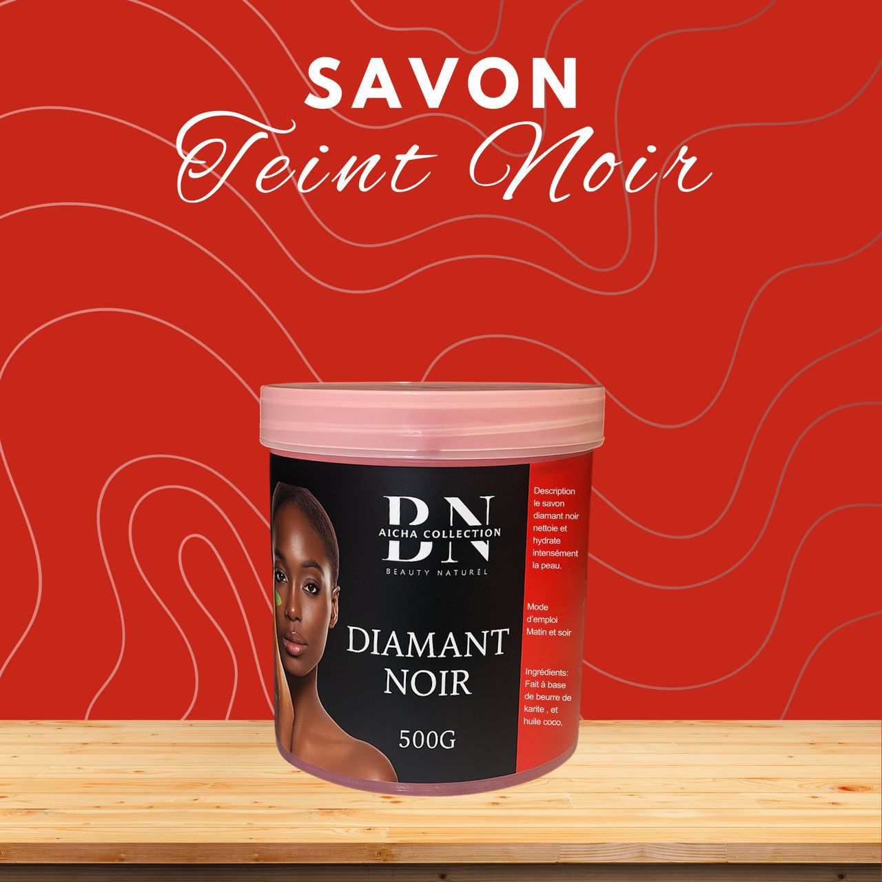 Savon Diamant noir